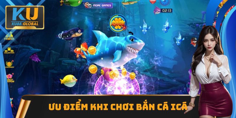 Bắn cá icá - Siêu phẩm kinh điển trên hệ sinh thái Ku88 2 Game icá gây ấn tượng với nhiều thế mạnh
